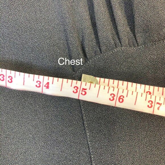 Vintage Black Dress With Sheer Long Sleeves & Collared Neckline Elegant Design - Picture 7 of 11